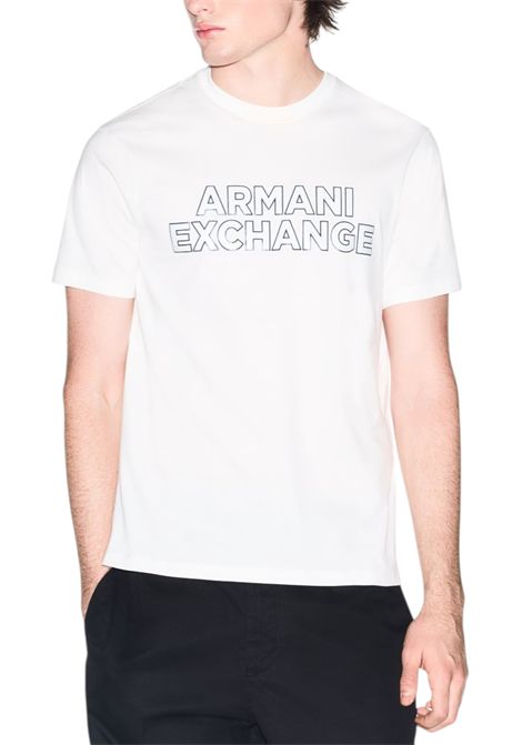 Maglietta in cotone dalla vestibilità slim ARMANI EXCHANGE | T-shirt | XM002413 AF10361U0009